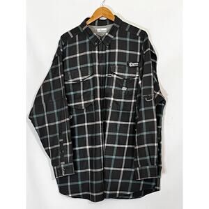Columbia Sportswear Men's Sleeve PFG Flannel Button Down Shirt size XXL